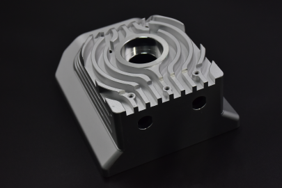 CNC machined aluminum part