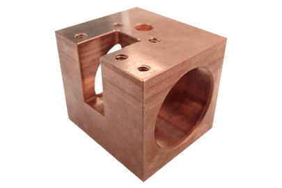 CNC mecanizado de cobre pieza-2