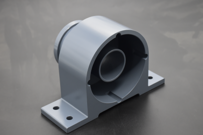 CNC mecanizado de acero pieza-3